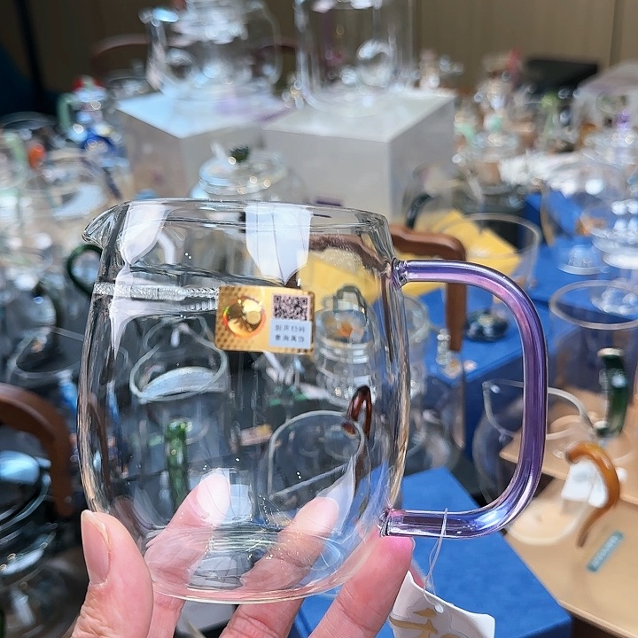 禾器浅紫色澄然月牙款