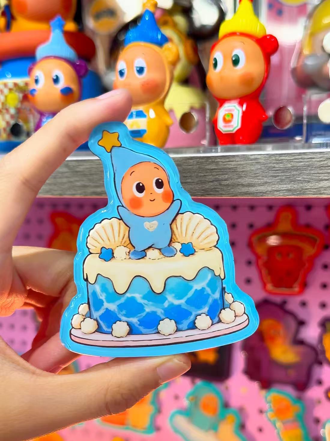 【星星人2.0】DIY异形亚克力冰箱贴礼物