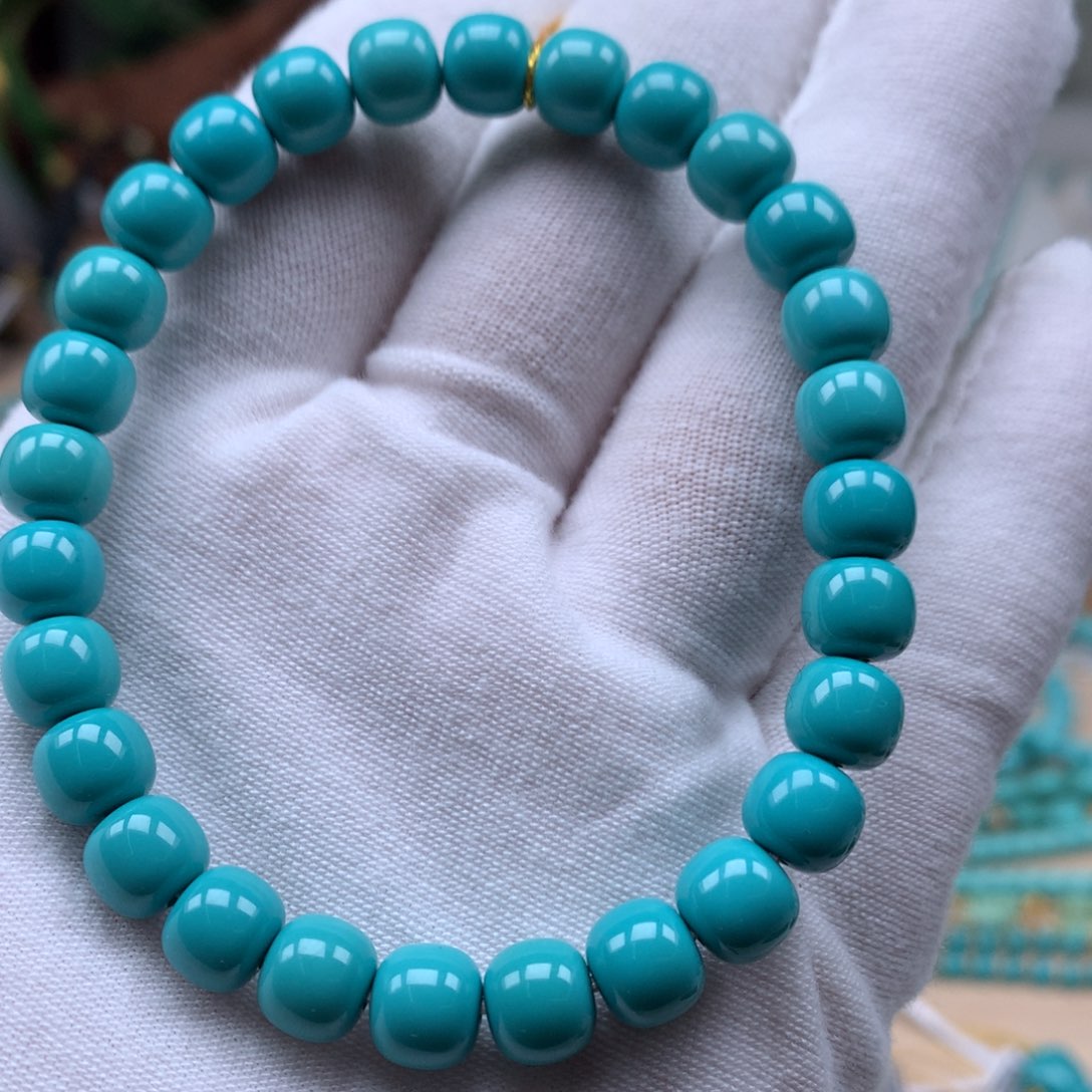 绿松石玉化收藏未镶嵌