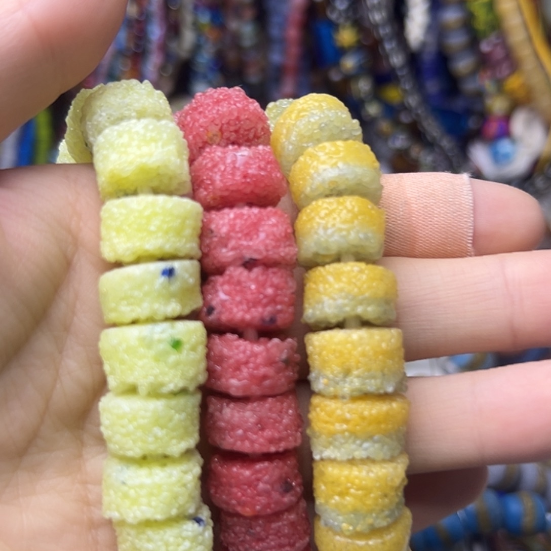颈饰玻璃非洲砂糖碎冰冰一条