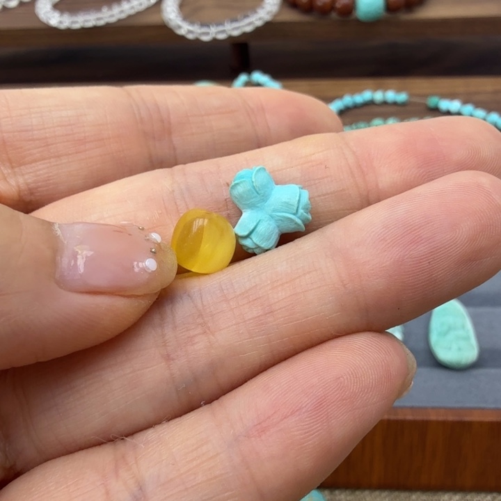 绿松石未镶嵌雕刻