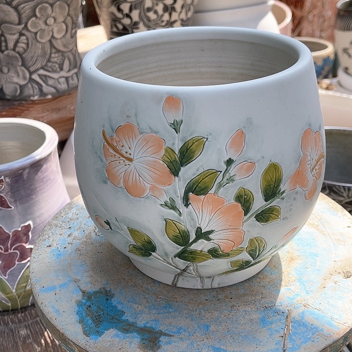 盘高度17.5内扣14 艺术陶瓷