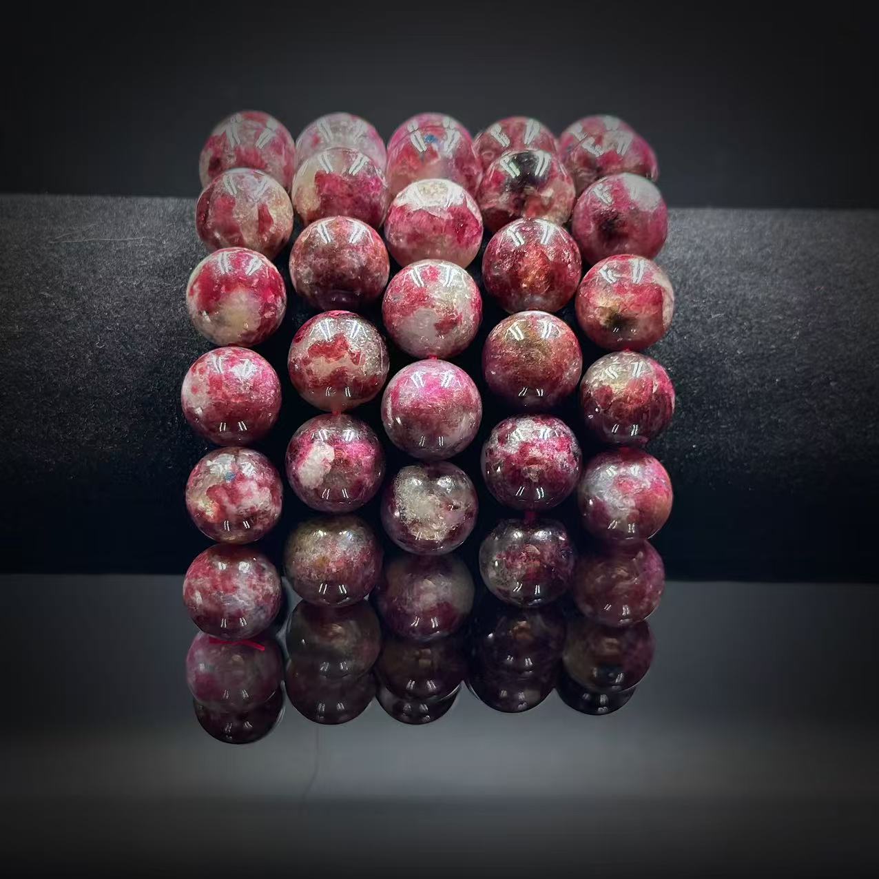 【缪老师严选】SJ1576 暗香疏影 梅花碧玺手链 多样性发其一