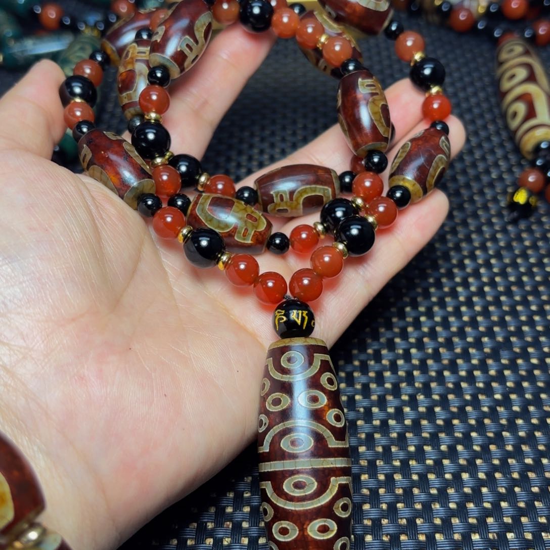 玛瑙/玉髓毛衣链未镶嵌