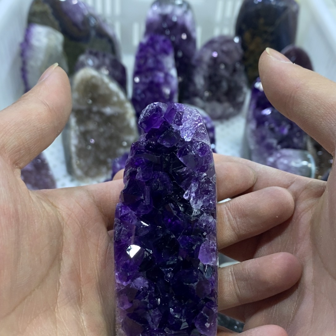 紫晶摆件摆件未镶嵌