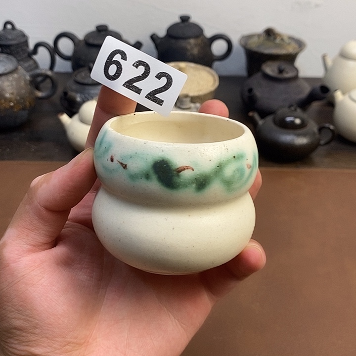622 粉引开片单杯看好拍