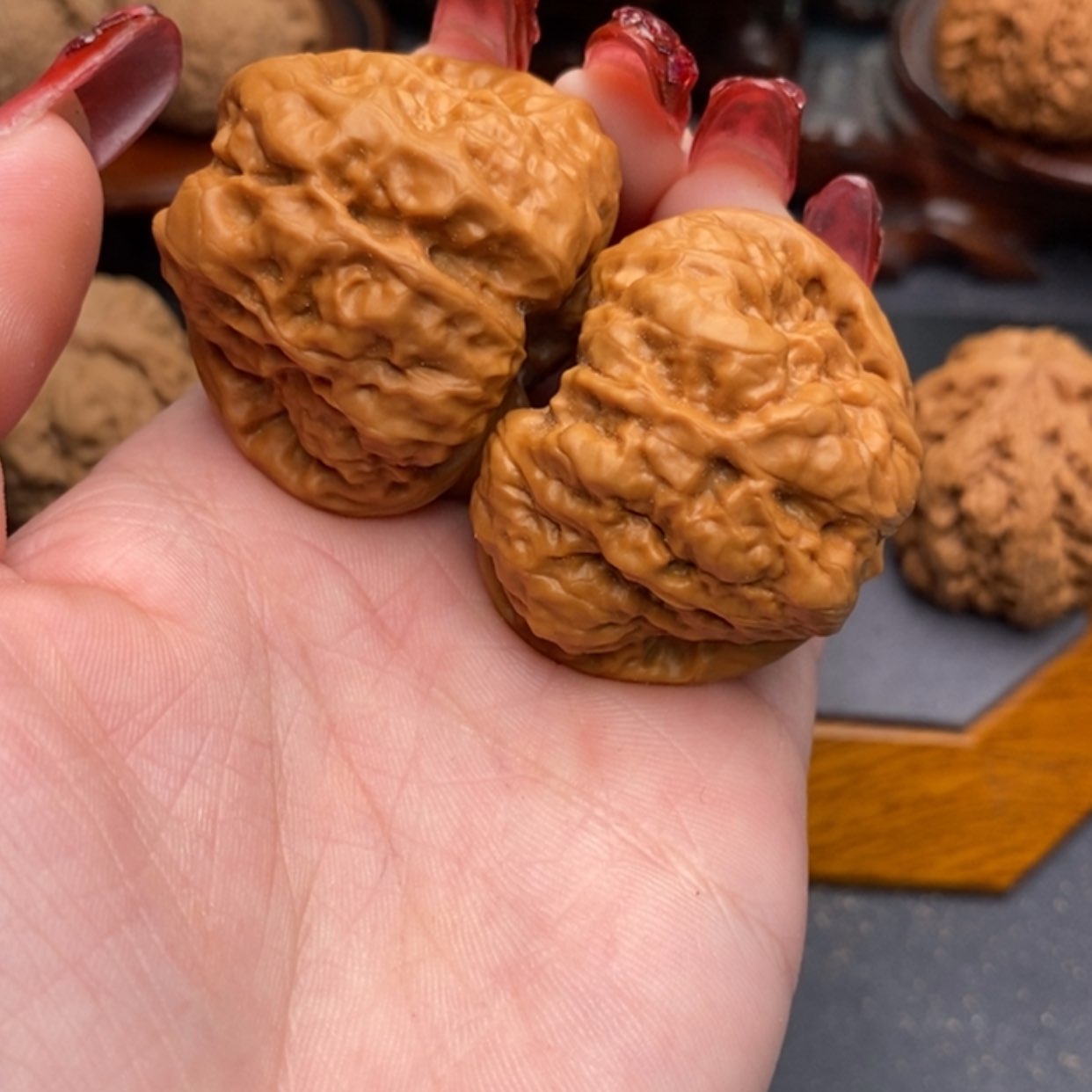 【闪购商品】文玩核桃吊坠蛤蟆头42