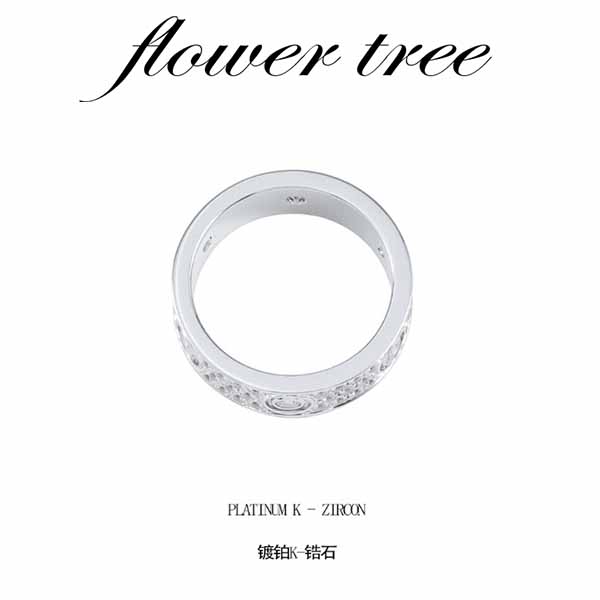 铜合金锆石戒指 2394 CNC精工 满天星满镶戒指 MXR085