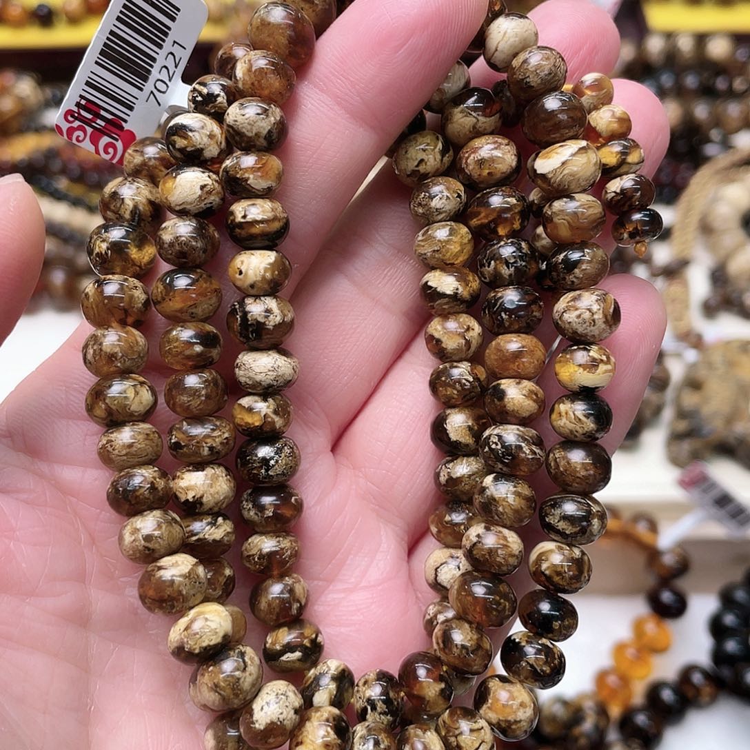 琥珀裸石未镶嵌掐***锋八70221