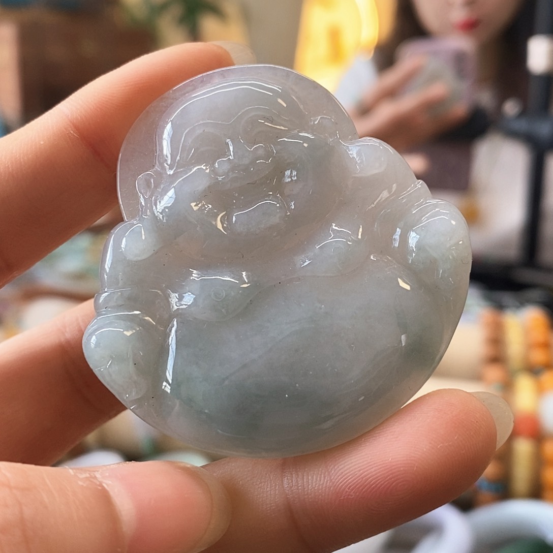 翡翠颈饰未镶嵌翡翠挂件