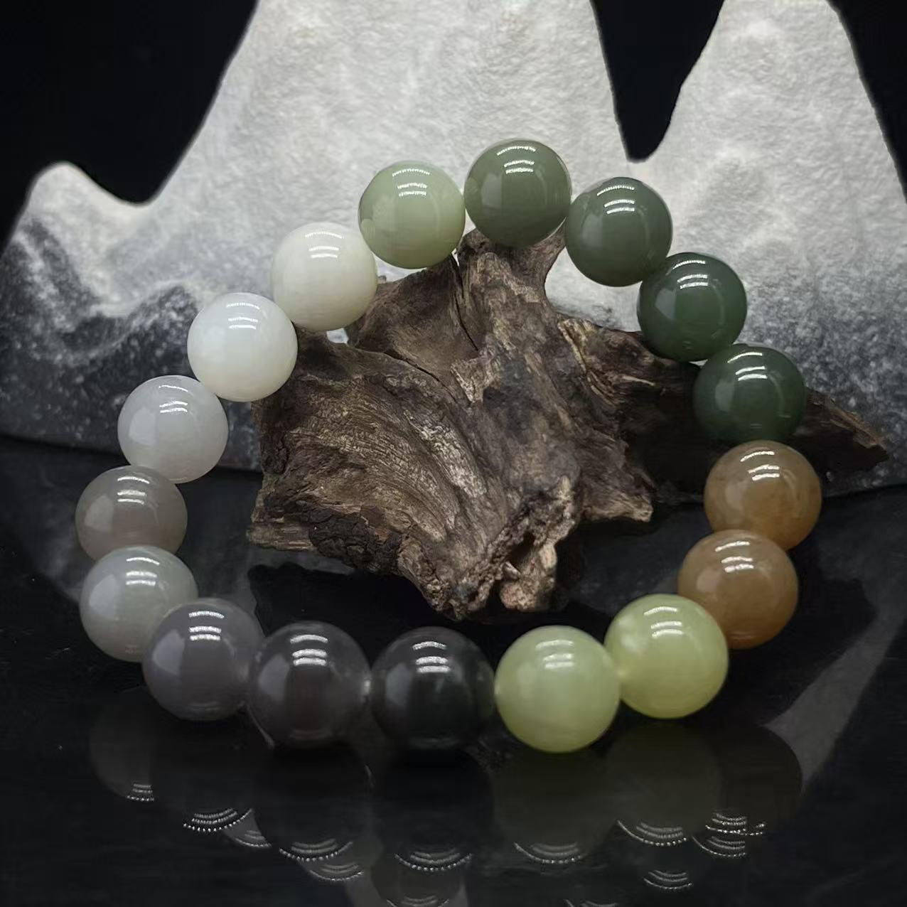 S313 和田玉手链 YY331521