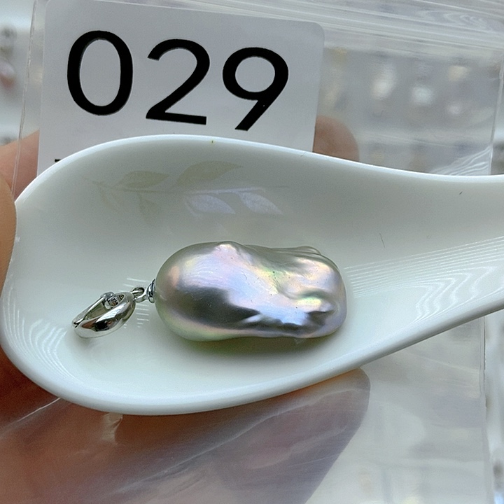 淡水珍珠颈饰银S925镶嵌