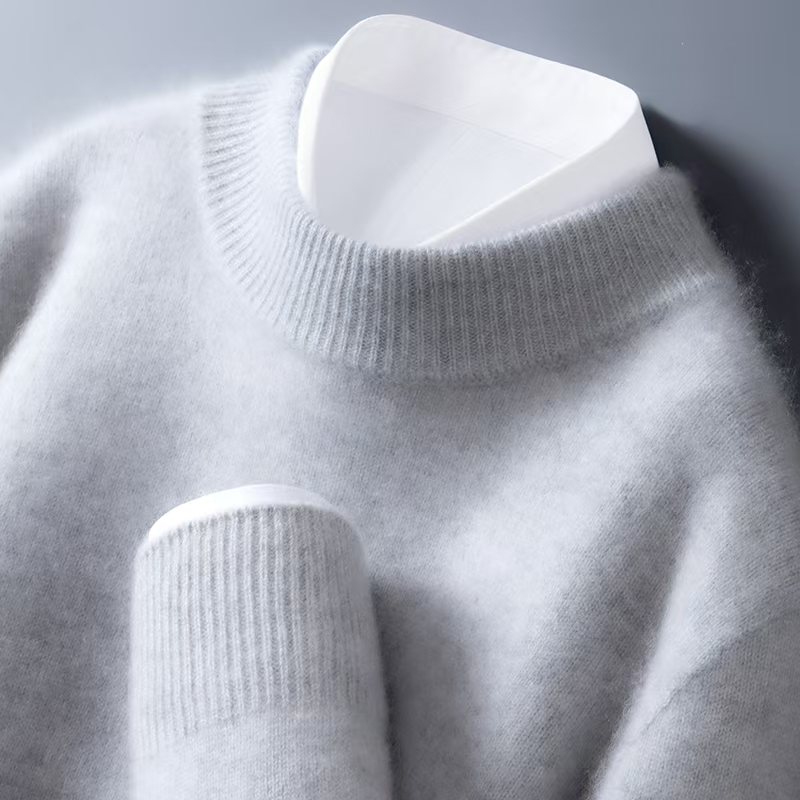 2025年新款半高男士100分羊毛衫柔软亲肤保暖锁温一件过冬-AC122