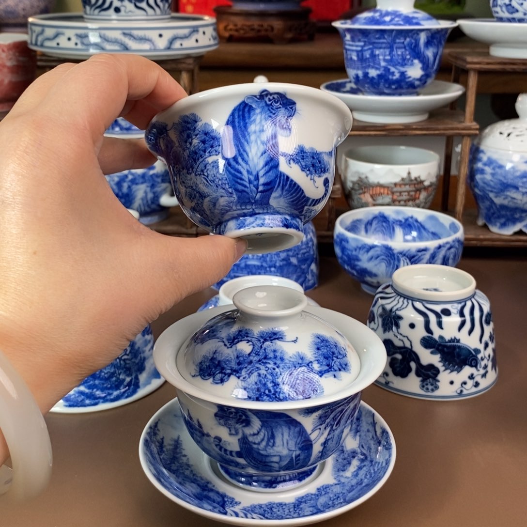 景德镇陶瓷手工手绘