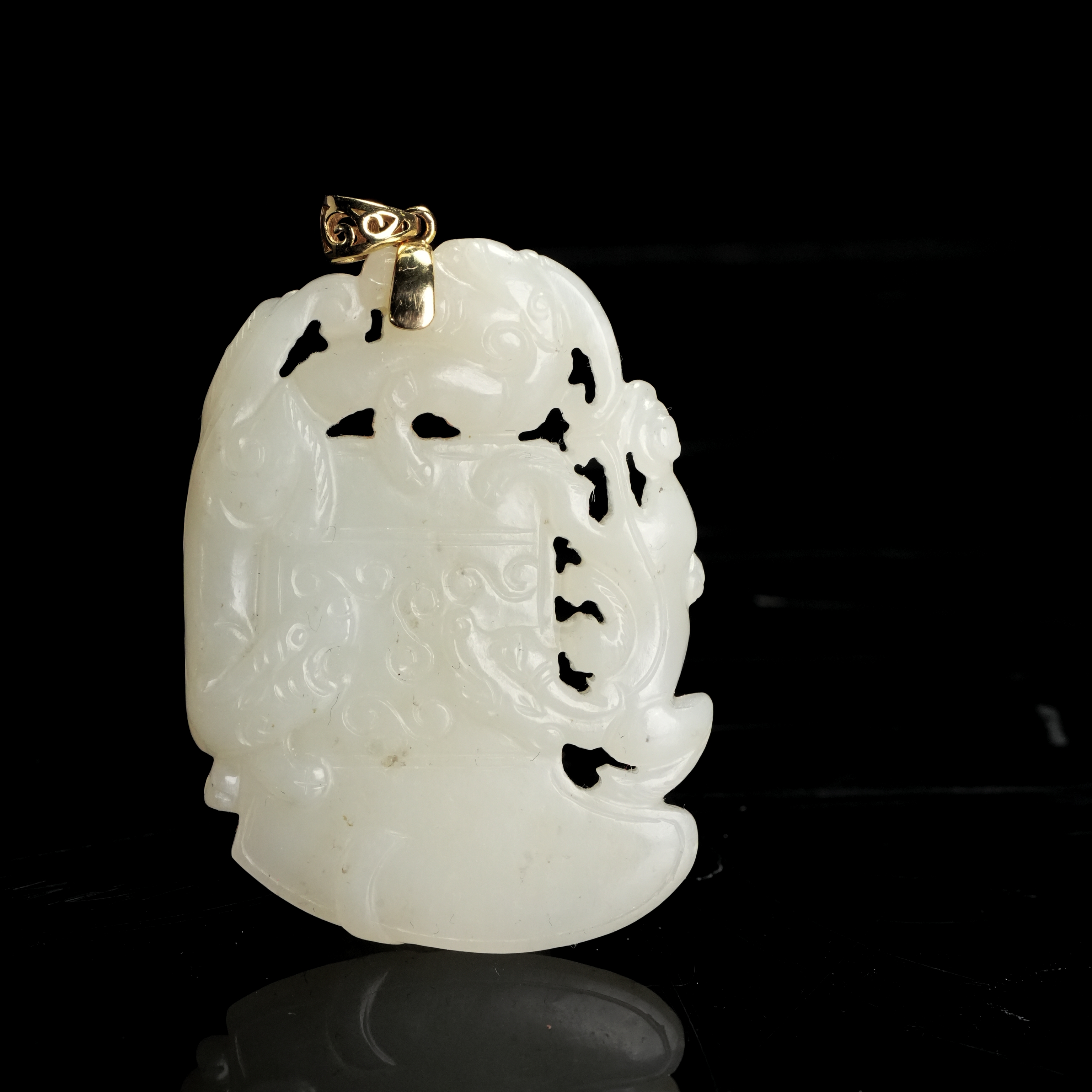 Lot 3011 清 白玉寿到府上佩