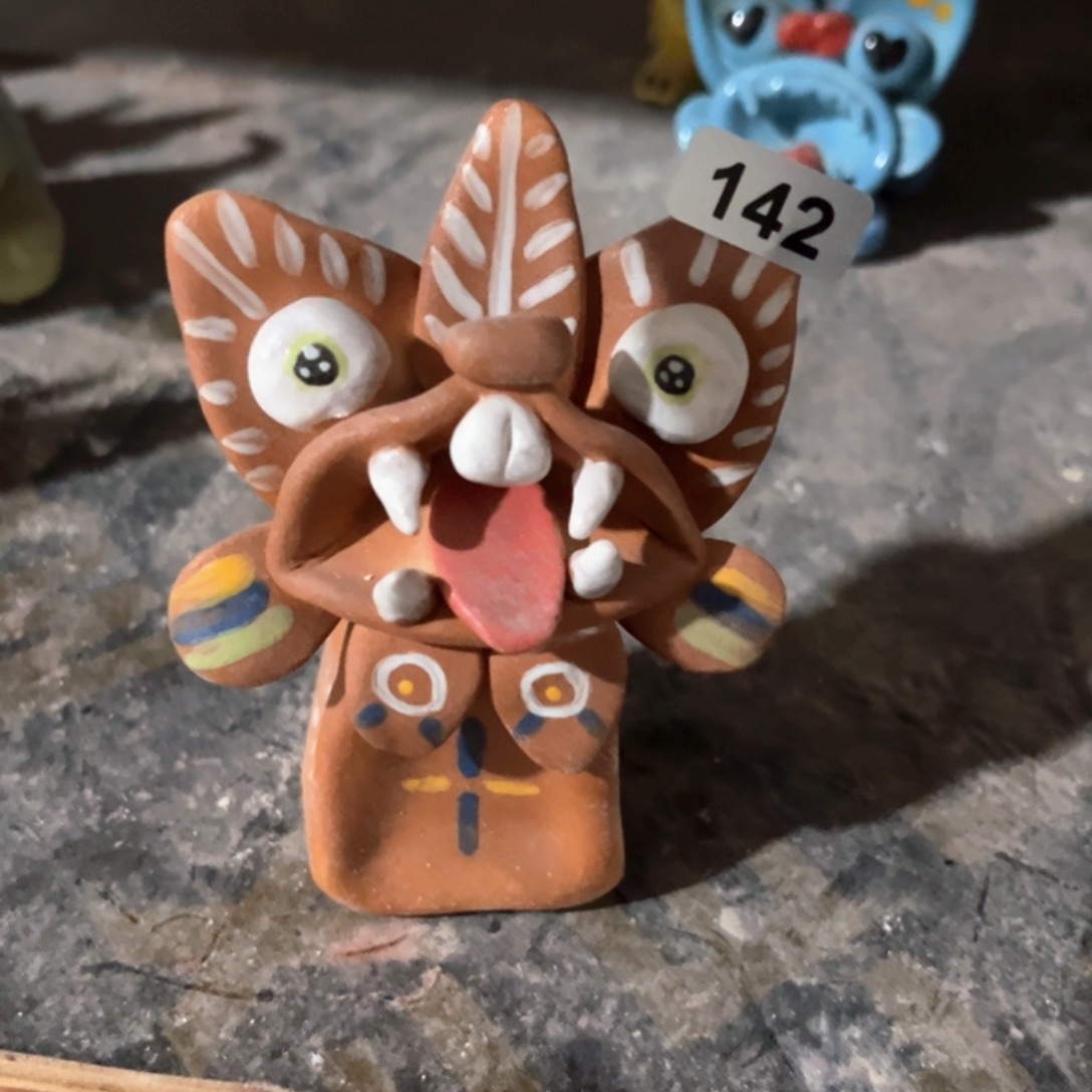 摆件纯手工抽象陶瓷摆件微瑕142