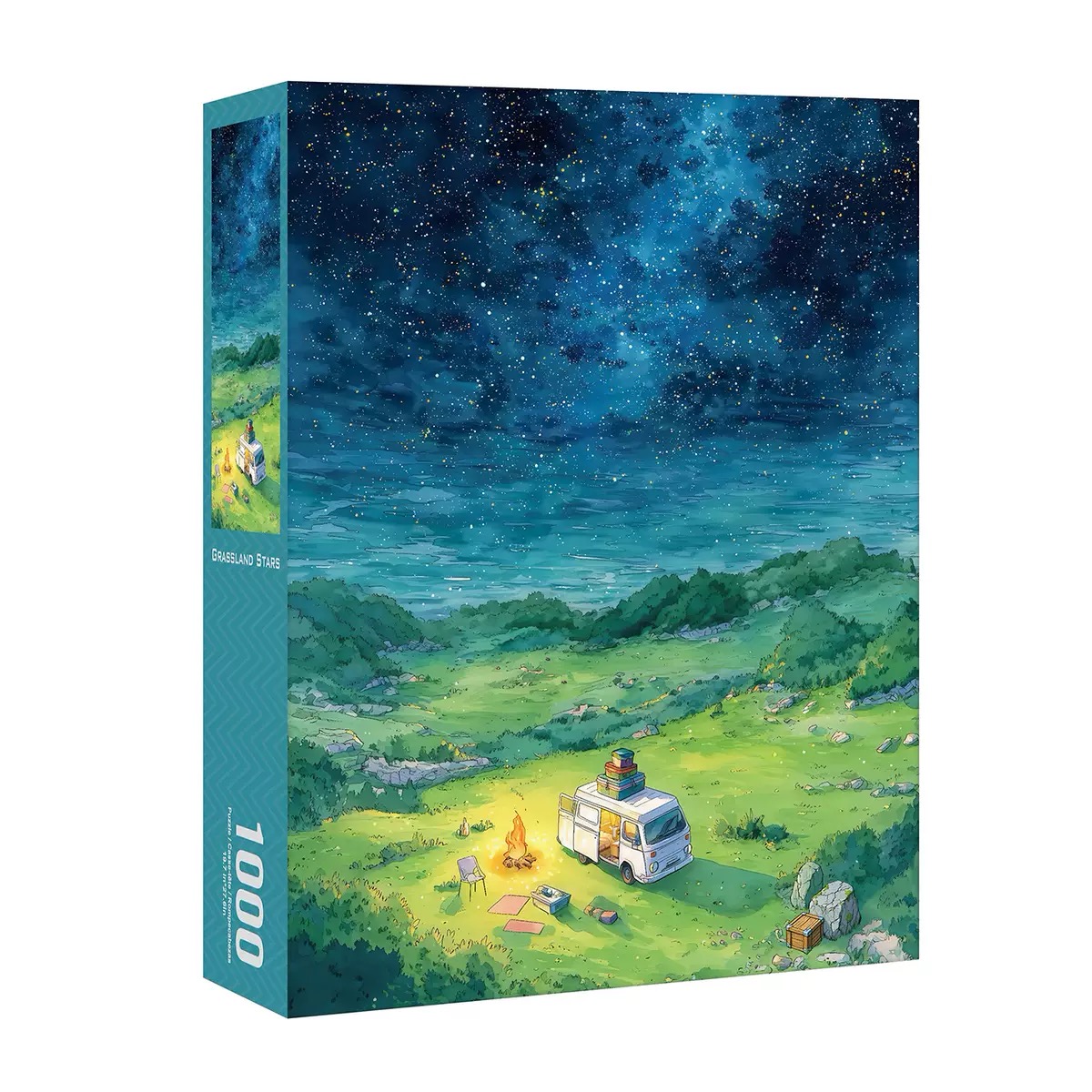 高端细闪 《草原星辰》 1000片拼图 益智娱乐送礼