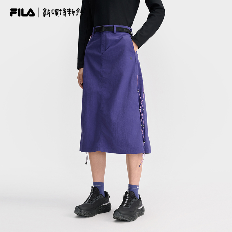 【春季焕新】FILA斐乐正品休闲百搭潮流休闲女款裙子A11W517301F