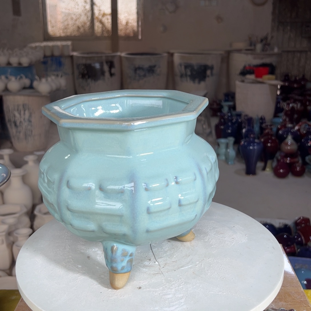 摆件郑家钧窑摆件