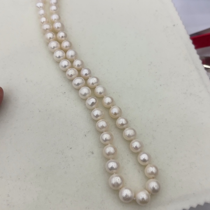 淡水珍珠颈饰合金702