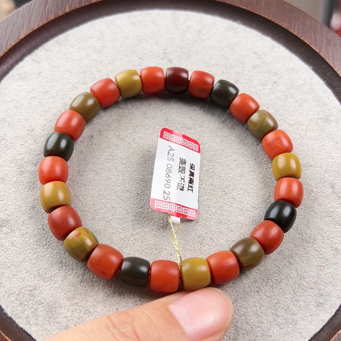 南红玛瑙手串未镶嵌