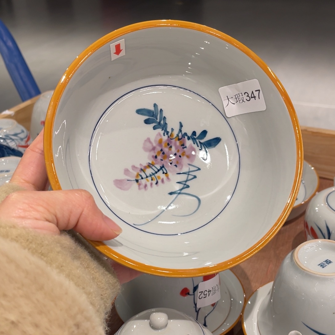 有瑕釉下彩纯手绘