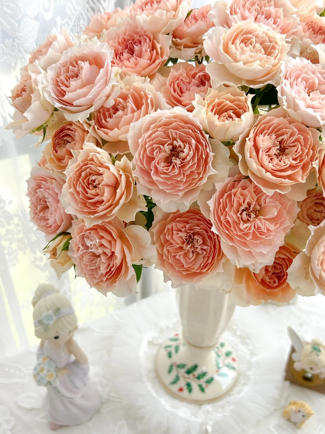 【花汀私享】杏色啦啦队-多头玫瑰（有垂感 注意带包装醒花哦~）