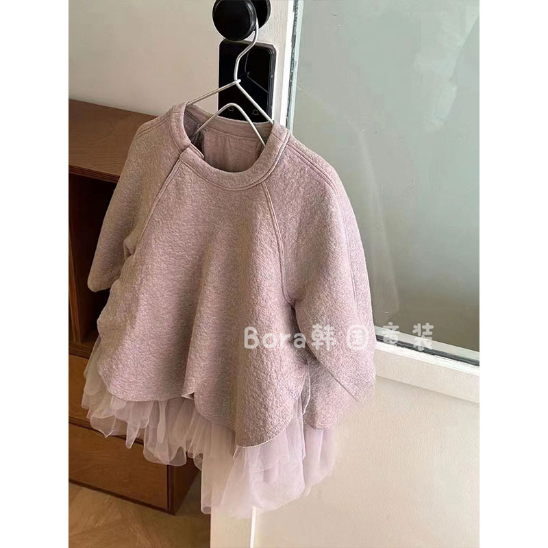 女童连衣裙秋冬装2024新款儿童洋气时髦裙子大童高级感气质长裙潮