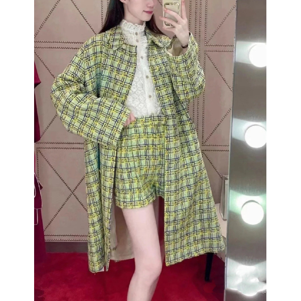 妃鱼/古驰/棉/大衣/95新/马0115