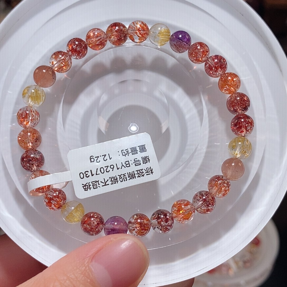 水晶手链未镶嵌F彩莓超七6.7