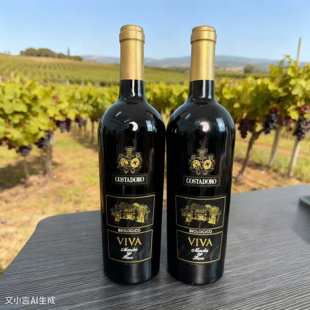 意大利原瓶进口马尔凯产区黄金海岸有机红葡萄酒