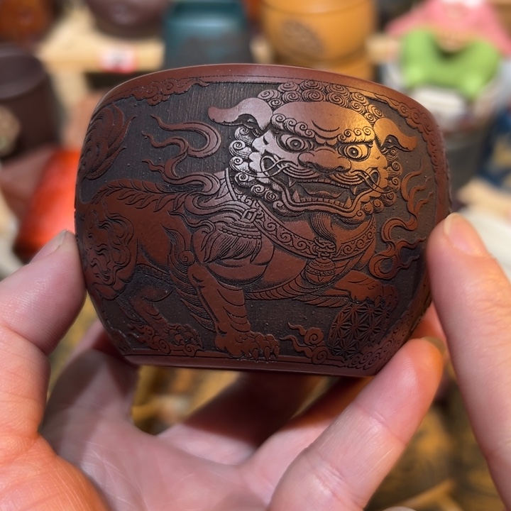 紫砂茶杯宜兴紫砂主人杯