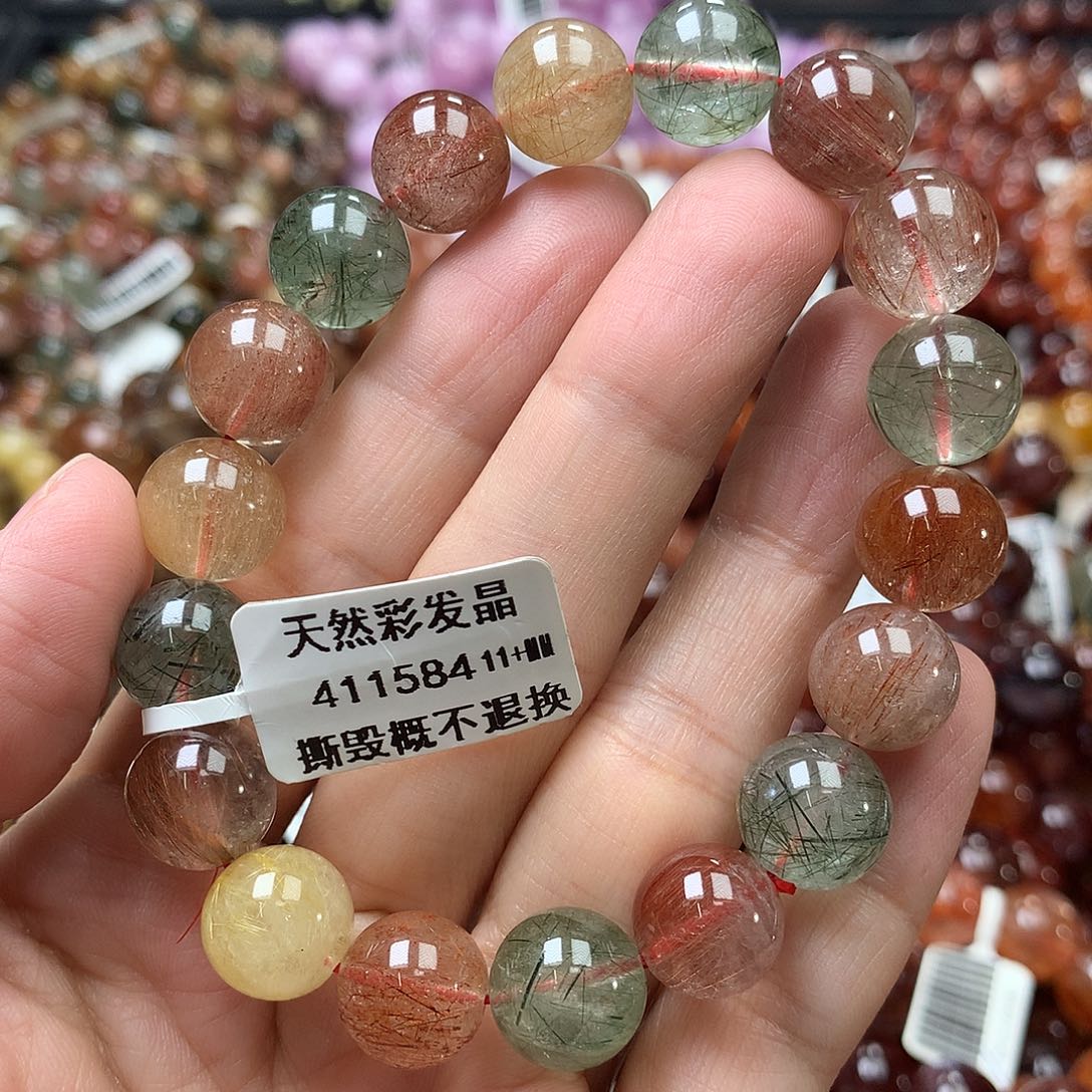 未镶嵌水晶手链，，，