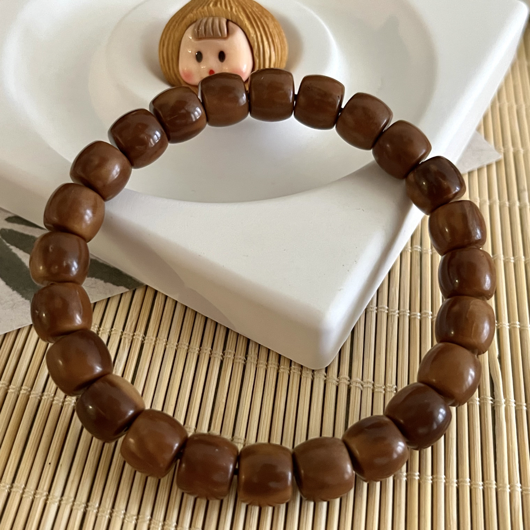 天然库克精挑特级库克直切单圈8×9mm男女通用手串