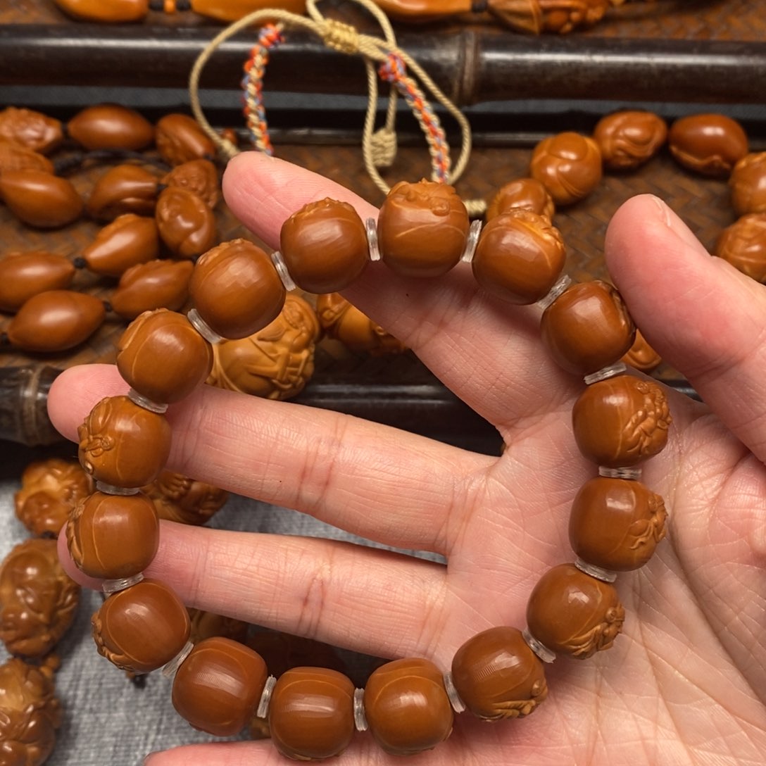 橄榄核手串/手链*️***老型财神