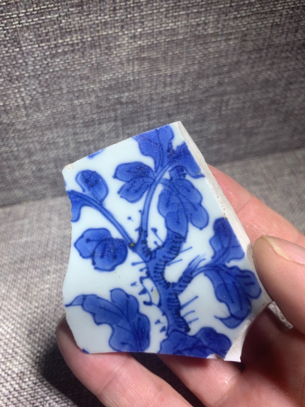 陶瓷当代仿古艺术品青花瓷片