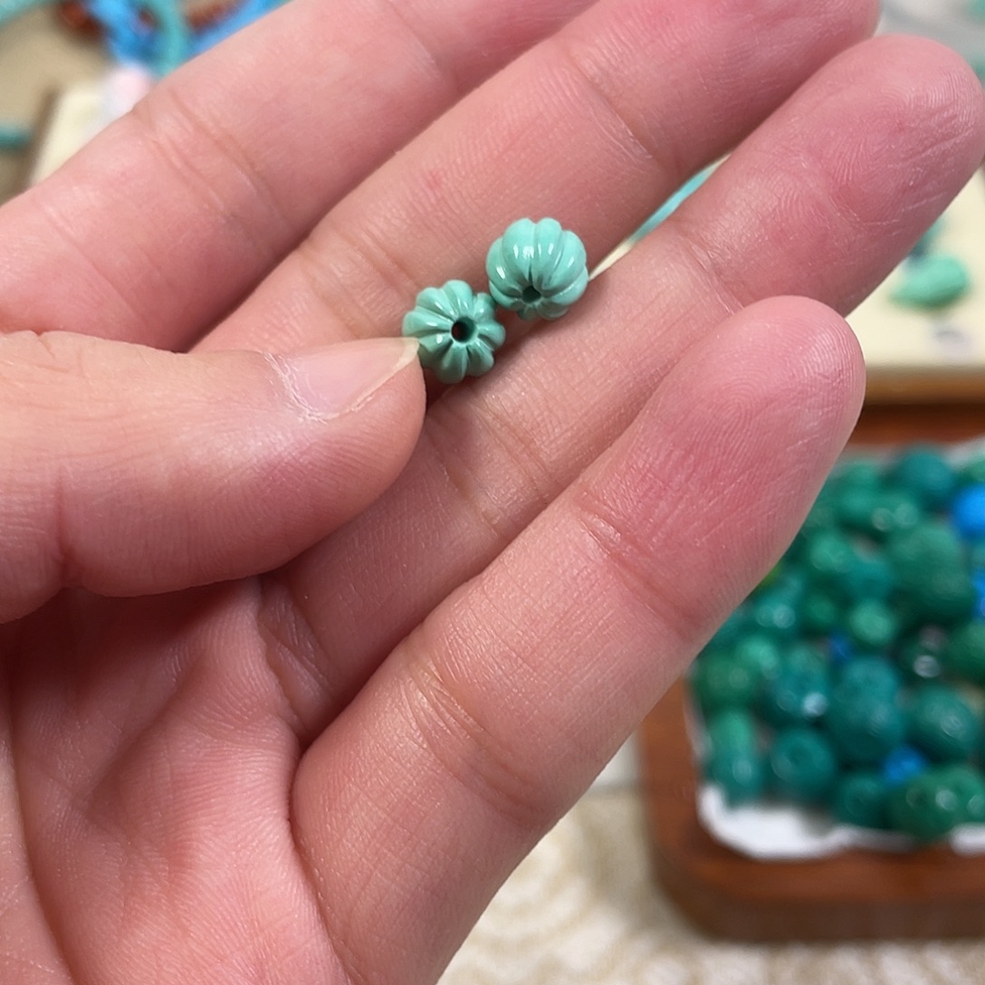 手工雕刻配饰配珠手串尺寸8