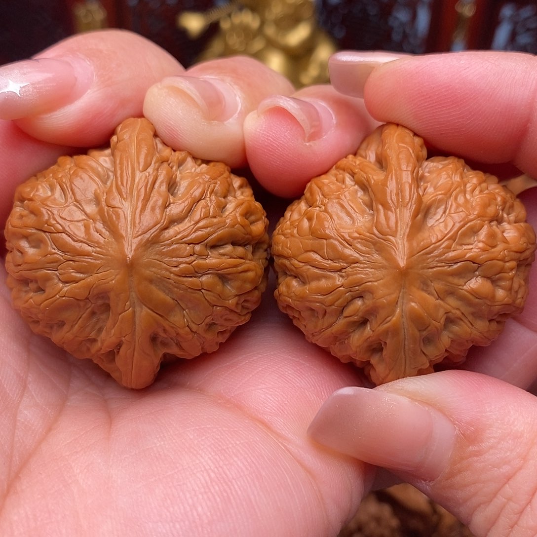 卷***卷把件文玩核桃40全铁锤