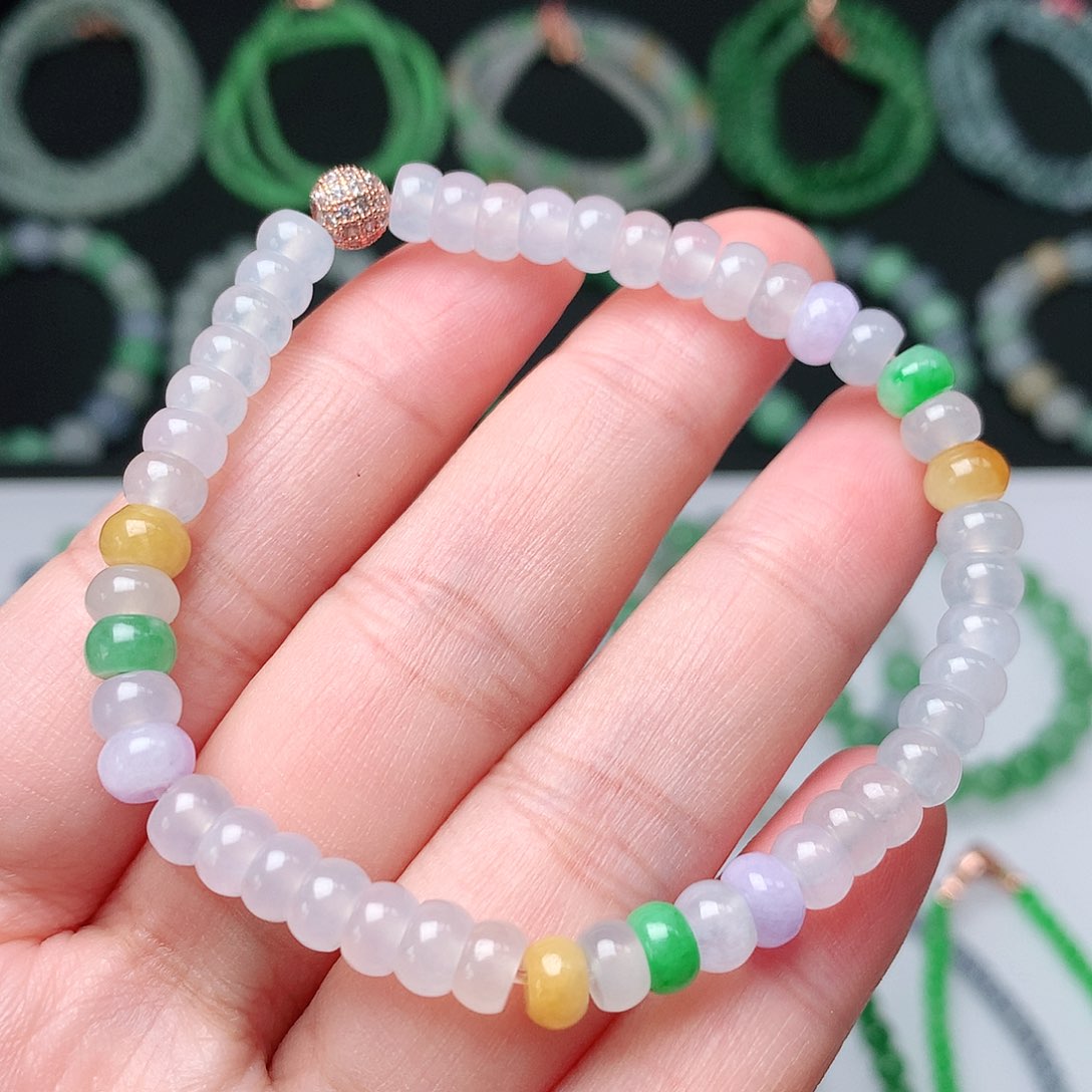 翡翠手链未镶嵌翡翠