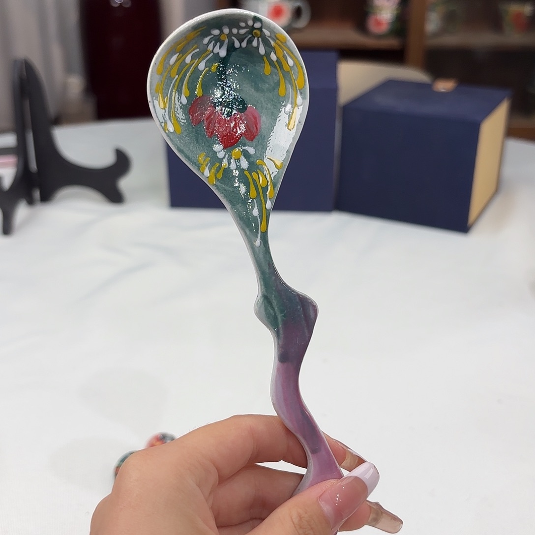 景德镇手绘高温釉下彩陶瓷茶具