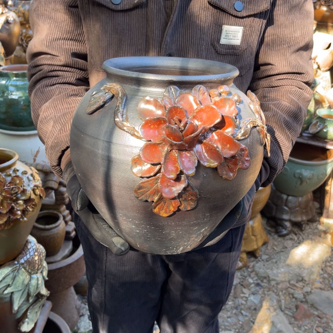 红陶高26口16有孔