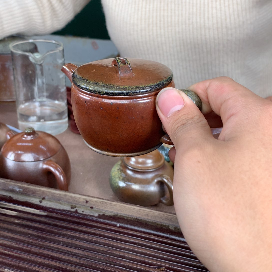 紫砂柴烧纯自然柴烧