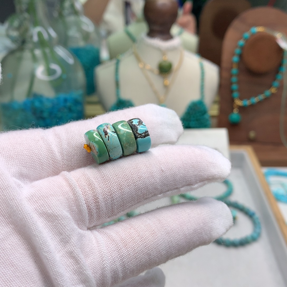 绿松石未镶嵌配饰