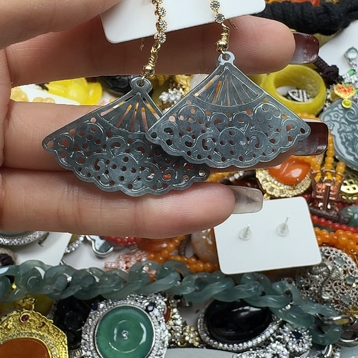 翡翠未镶嵌项链翡翠