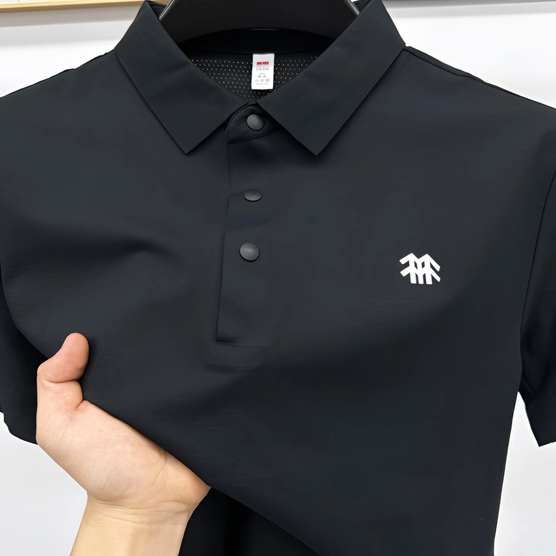 【奥特莱斯】两棵树高级感男士短袖速干POLO衫半袖夏季修身百搭休闲