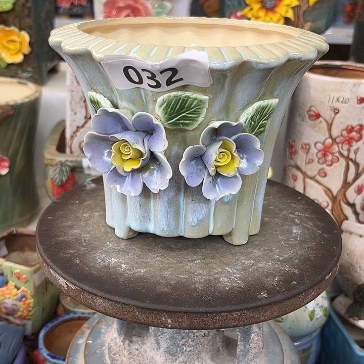 紫砂花盆粗陶材质多肉花盆