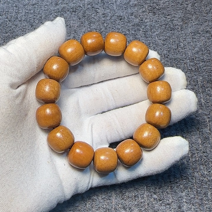 桃木全陈化老料把件串