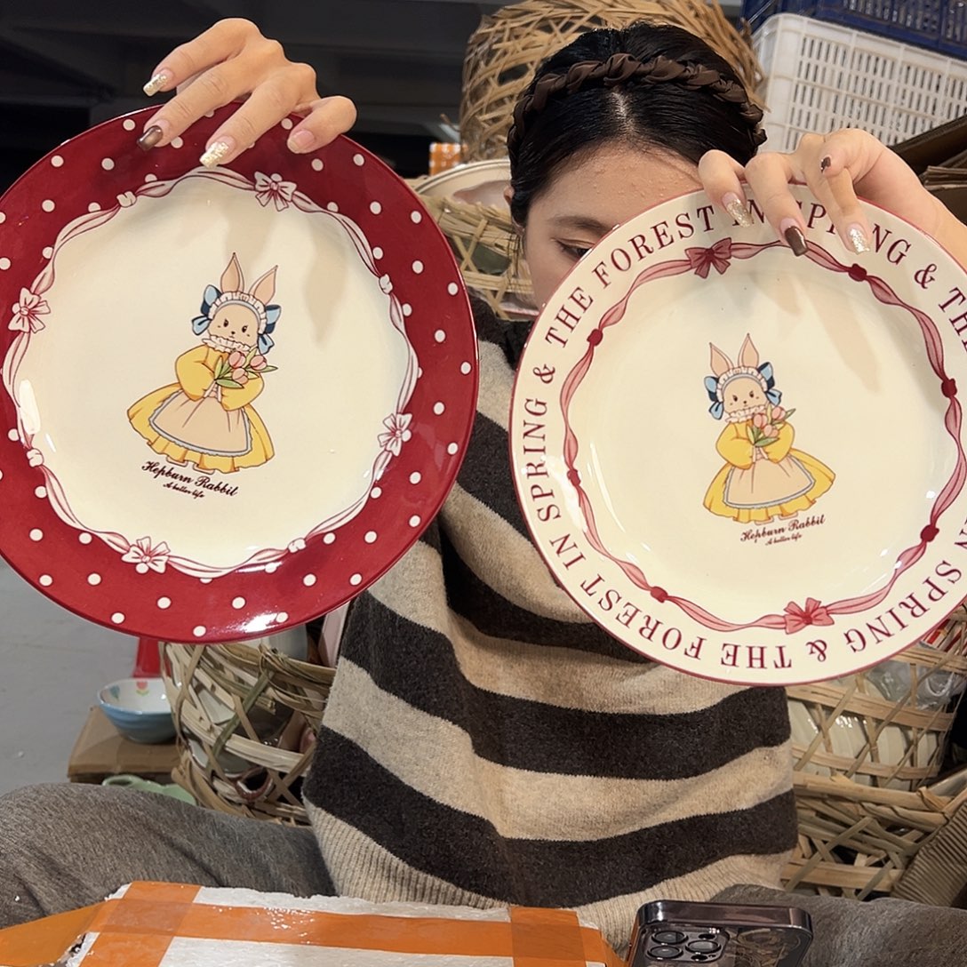 摆件潮州陶瓷工厂微瑕9寸10寸