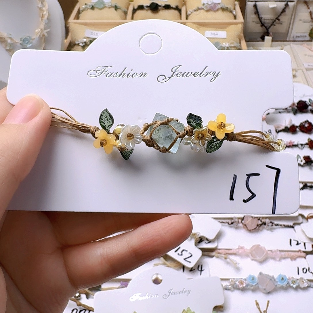 石英石纯铜锡合金纯铜157手链