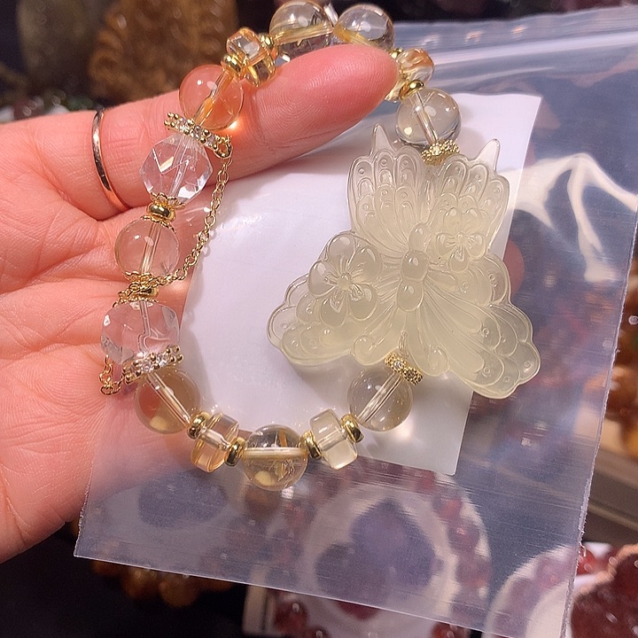 水晶颈饰未镶嵌订制